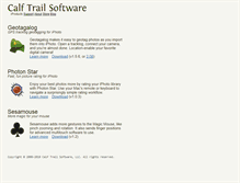 Tablet Screenshot of calftrail.com